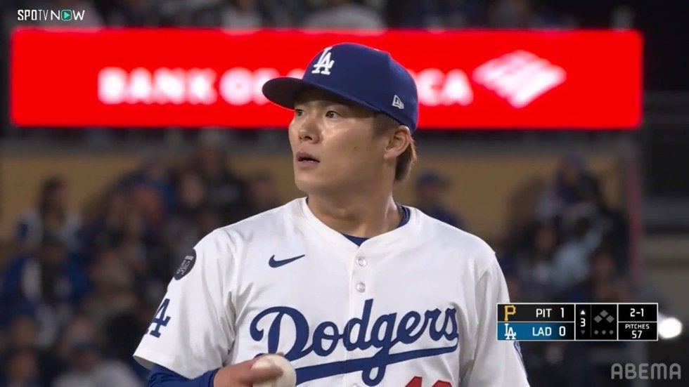 どうした…山本由伸、メジャー自己ワースト4四球に“イラノブ”化！？ピキ顔に心配の声続々「らしくない」