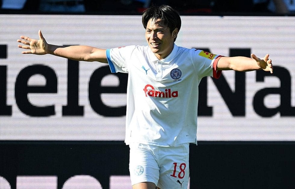 町野修斗が劇的弾を含むドッペルパック！ボルシアMGとの打ち合いを制したキールが残留へ望みを繋ぐ【ブンデスリーガ】