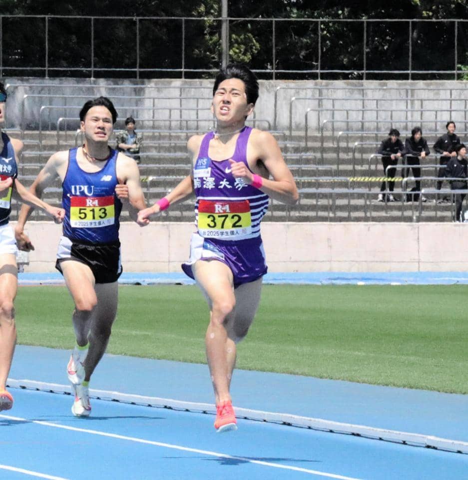 駒大・落合晃　８００メートルで大学初タイトル　世陸開催国枠設定タイム突破「次は標準に届く形に」