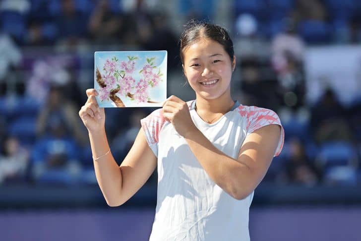 17歳の園部八奏 柴原との接戦を制す