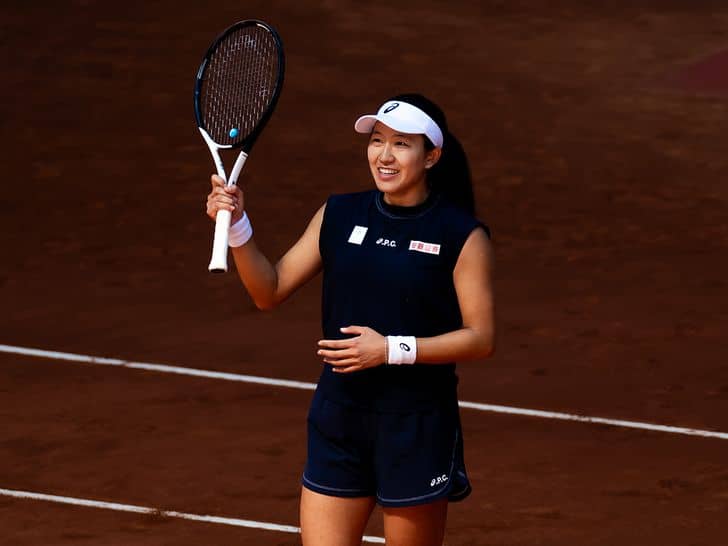 内島萌夏が世界3位ペグラを圧倒し16強