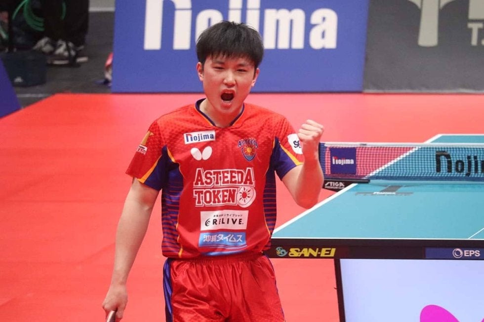 張本智和が3シーズン在籍の琉球退団を発表 驚異の勝率“83.1％”で絶対的