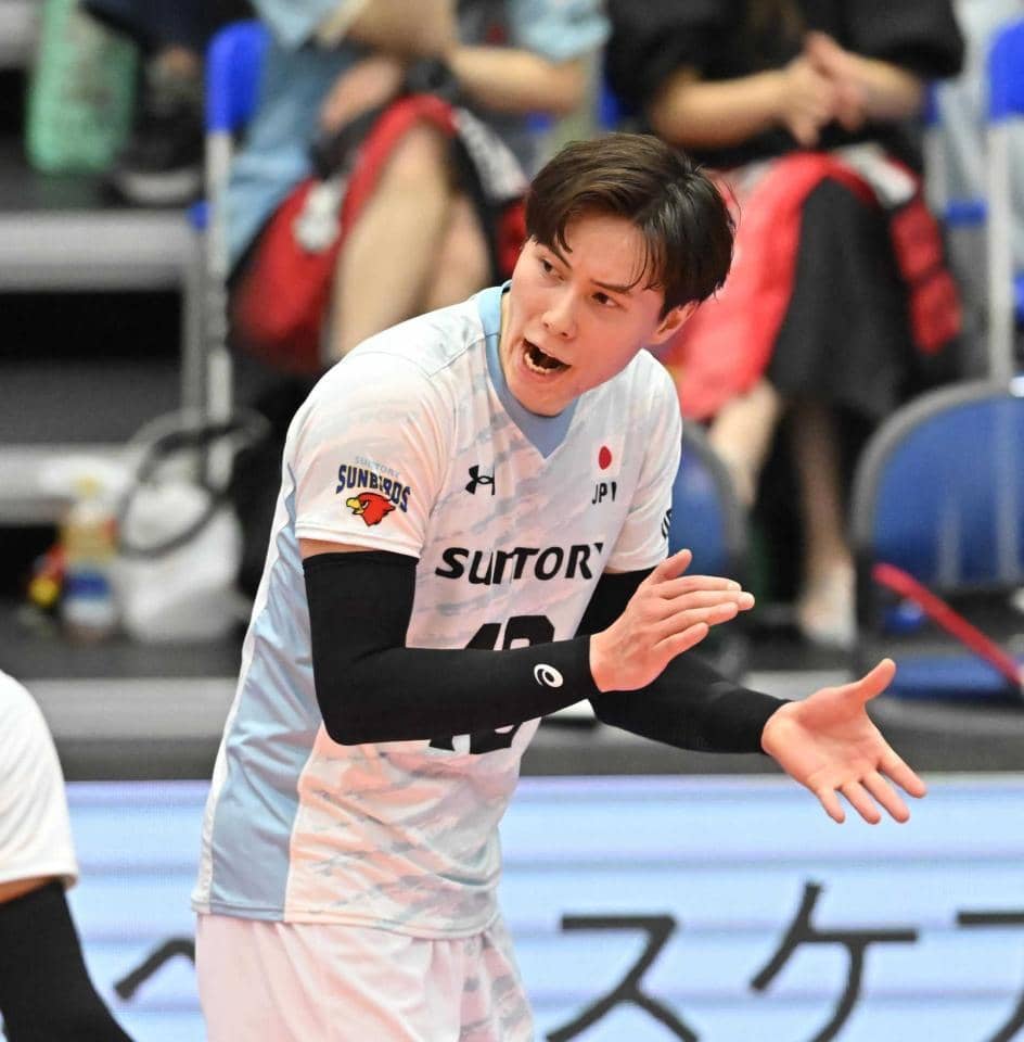 Vリーグ 透け サントリー ACL8強 高橋藍は途中で交代「プレーに問題ないが大事を取って」 | バレーボール | スポーツブル (スポブル)