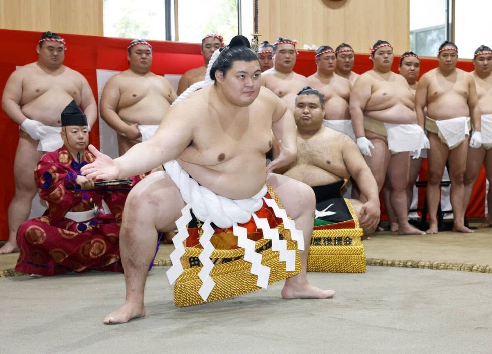 横綱・大の里の綱が完成 長さ4.22ｍ