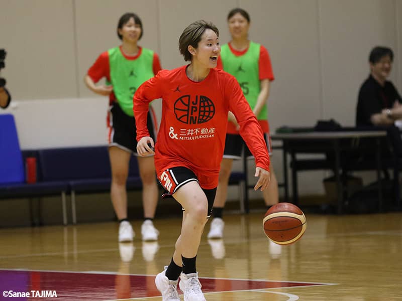 A代表合宿初招集の田中こころ 気合十分