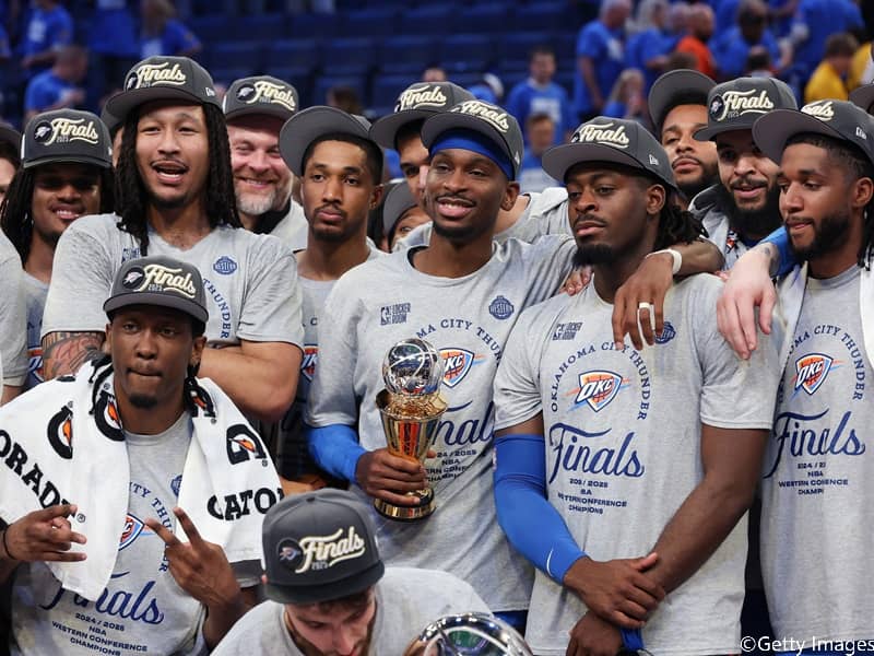 SGAが満票でウェスト決勝MVPに選出