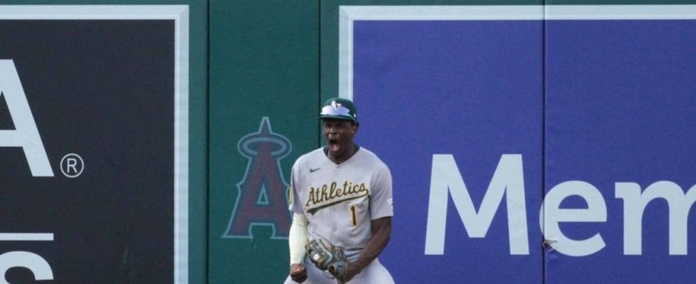 【MLB】「年間最優秀プレー」球史に残る本塁打キャッチに絶賛の嵐　ア軍の25歳中堅手の好守に実況大興奮「なんてこった」