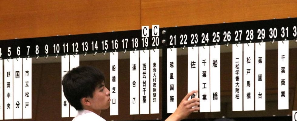 長嶋茂雄さん母校、佐倉は千葉工と初戦「全員で声だしチーム一丸」ミスターイズム継承　千葉抽選会
