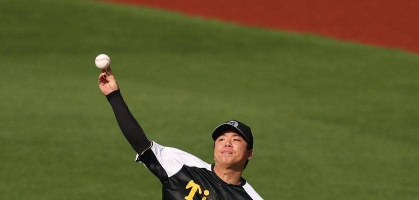 阪神　３連敗中の阪神は打撃好調の坂本が６番でスタメン　ＤＨは豊田