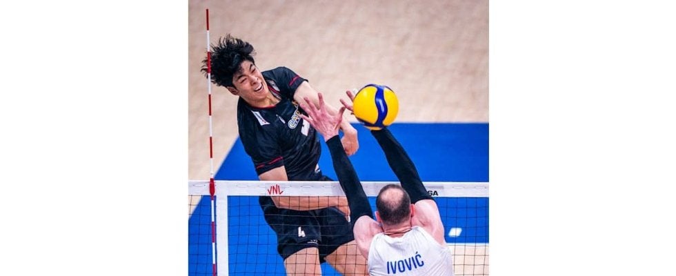 【バレー】男子日本がセルビアにストレートで快勝　ミドルブロッカー陣の活躍が光る