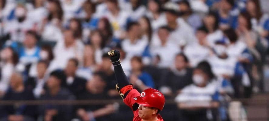 広島・大盛　今季初１番で連夜の大奮闘２号＆３年ぶりマルチ　２打席目以降はすり足気味のフォームに変更「大胆にいけた」