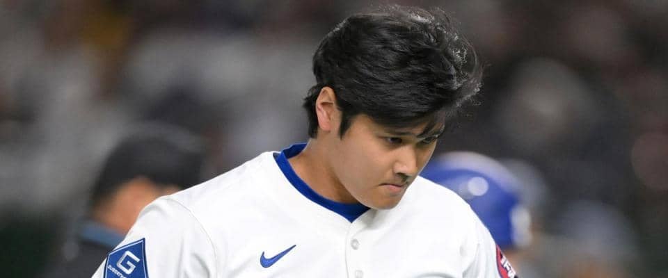 ドジャース完敗　大谷翔平は９戦ぶり無安打、１０戦４６打席ノーアーチは３年ぶり　山本由伸は背信の五回途中５失点ＫＯ　同地区ライバルに首位で並ばれる