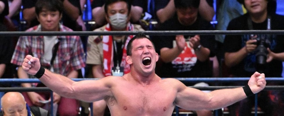 【新日本】ボルチン・オレッグが竹下幸之介破りNEVER初戴冠、次期挑戦者に永田裕志指名