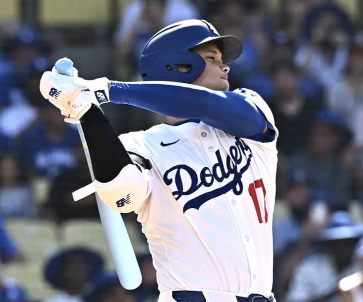 大谷 初「父の日」に3安打&全打席出塁