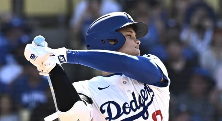 大谷翔平、パパとして迎えた初「父の日」特注水色バットで３安打＆全打席出塁　二刀流復帰へ弾み