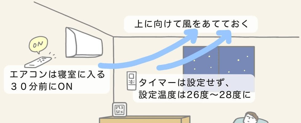 冷房代が気になるあなたへ！実は「夜つけっぱなし」でも電気代は【約23円】