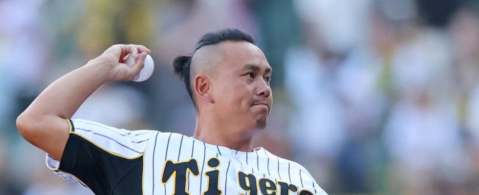 【阪神】台湾デーで08年ドラ１蕭一傑が始球式「現役時代と同じ緊張感」古巣にエールも