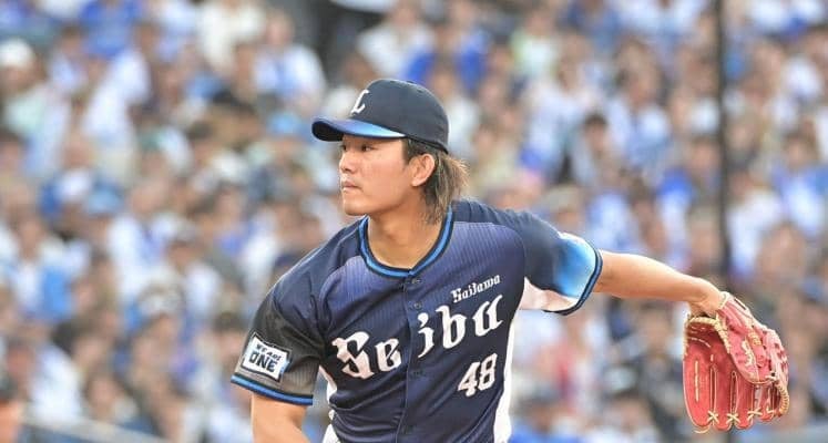 西武・今井が掟破りのソード・セレブレーション　ＤｅＮＡ・バウアーのお株を奪う　七回に牧から空振り三振