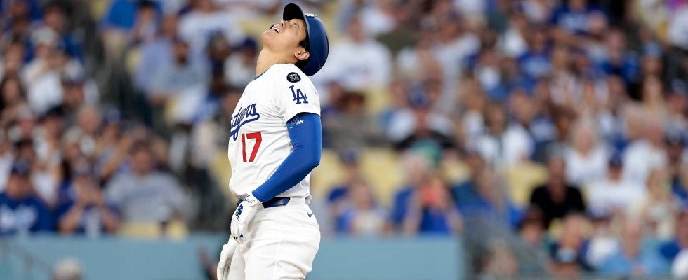 大谷翔平、二刀流翌日は今季ワースト4三振＆死球でメジャー通算1000三振 ド軍は指揮官退場も逆転で4連勝