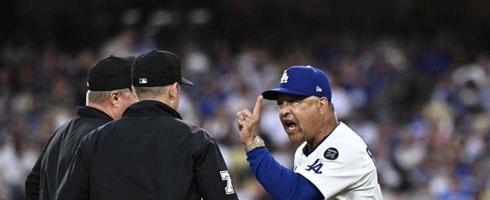 ロバーツ監督、退場納得せず「両チームへの警告は正当ではなかった」大谷翔平死球に激高し猛抗議