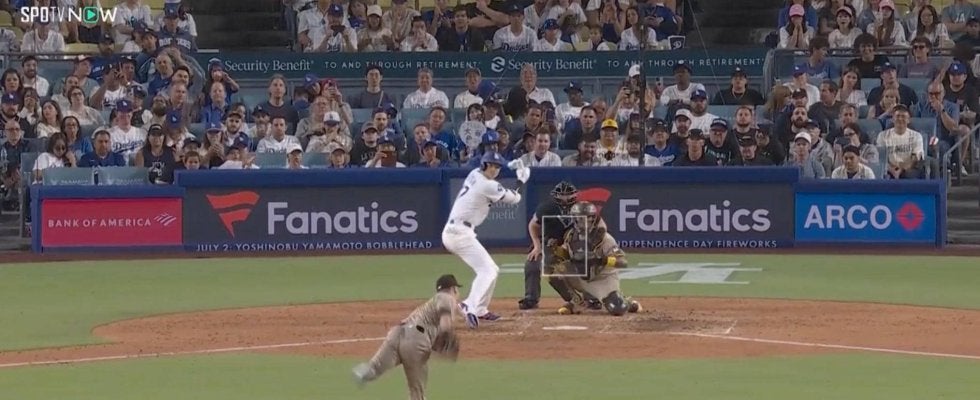 大谷翔平vs松井裕樹の“胸アツシーン”「これは打てないね」「いい球」伝家の宝刀スライダー→うなる剛速球で大谷封じ