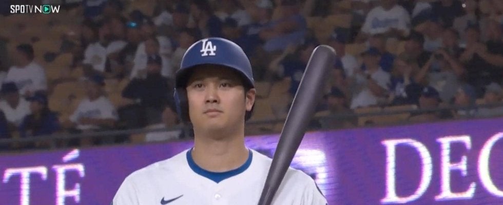 大谷翔平の打席で“異様なムード”「カッコ良すぎるw」「曲がエロいw」 登場曲がかかった瞬間、場内騒然