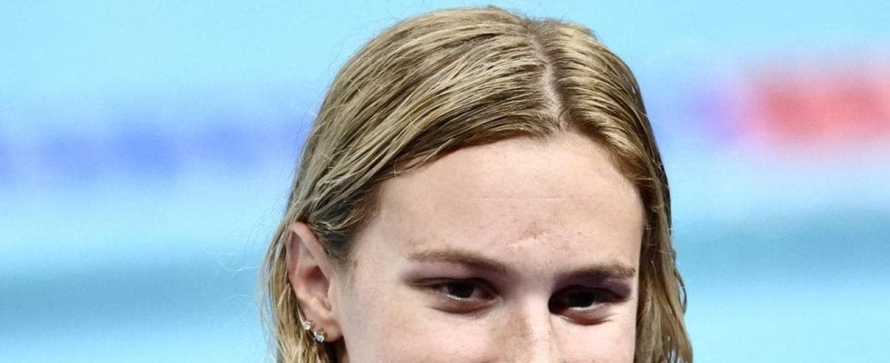 【競泳】18歳マッキントッシュ　薄紫ノースリーブと白ホットパンツ姿に「So cute」の声