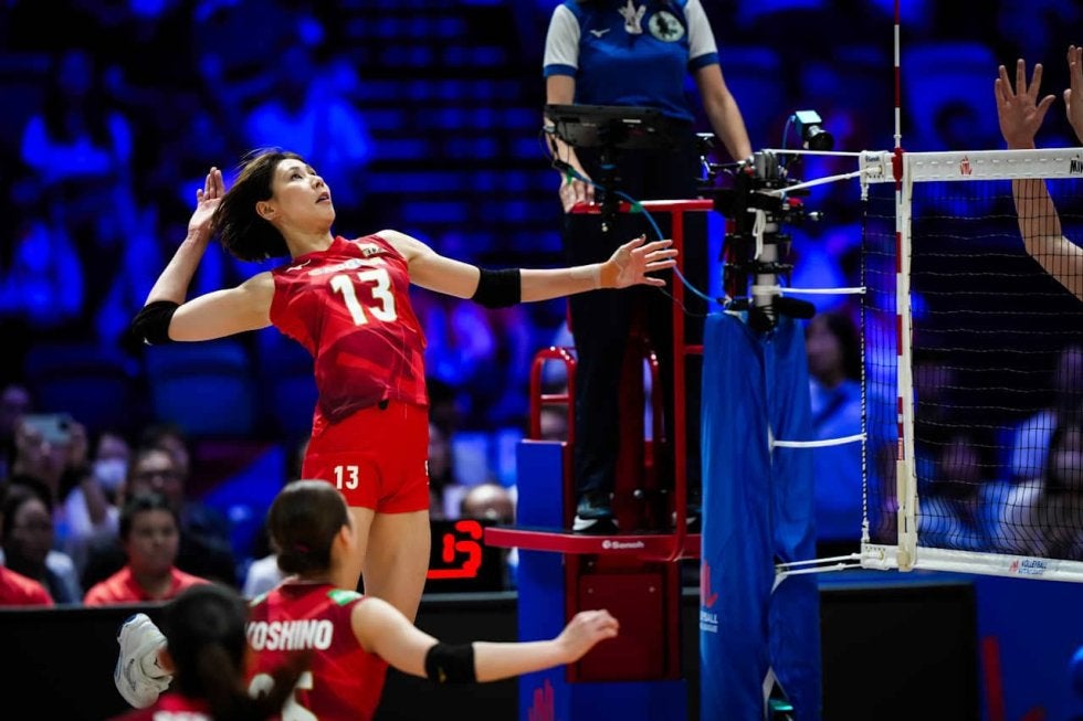 女子日本代表 チェコをストレートで下す