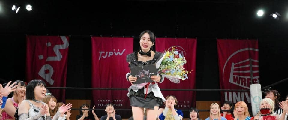 美女リングアナが涙のラストコール、難波小百合「私の一生の宝物」