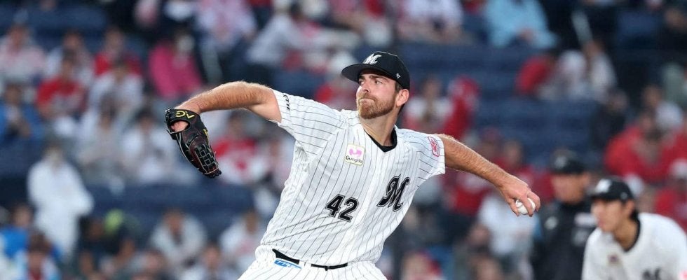 【ロッテ】サモンズが24日巨人戦先発「今回も長いイニングを」前回は７回まで無安打無得点