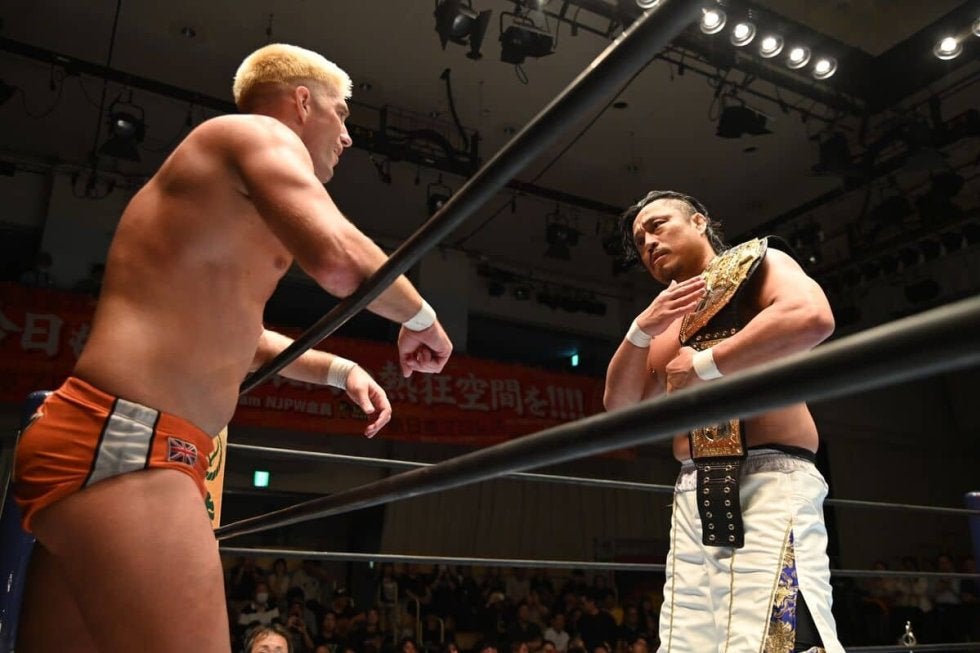 ＩＷＧＰ世界王者・後藤洋央紀、１・４東京ドーム「デビュー」ウルフ・アロンに通告「俺が本物のプロレスラーに育てあげてやる」…６・２３後楽園