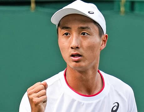 望月慎太郎 わずか56分でシードに圧勝 