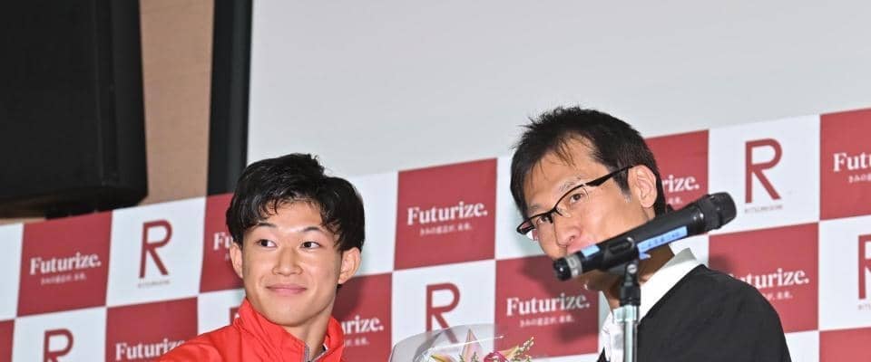 飛び込み・玉井陸斗が立命大で世界水泳壮行会出席「まだ目標の金を達成できていない」