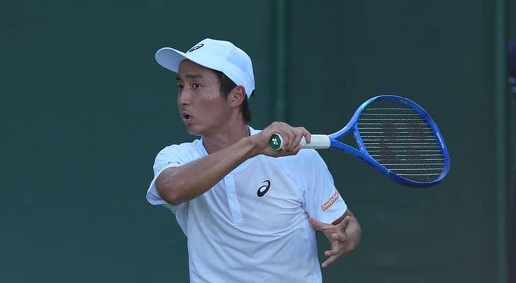 望月慎太郎、世界20位ハチャノフと激闘を演じるもフルセットで惜敗。グランドスラム初の3回戦進出ならず[ウィンブルドン]