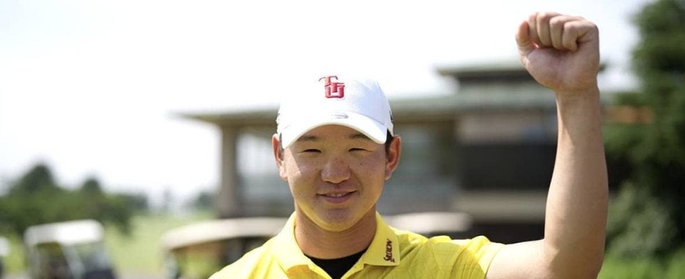 日本アマVの佐藤快斗「マスターズで優勝することが夢なので、それに向けて頑張る」