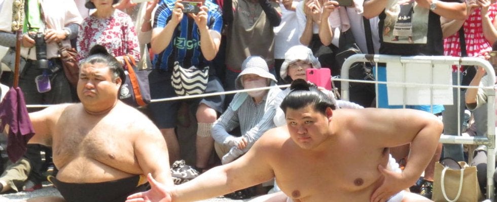 大の里が熱田神宮で通算３度目の土俵入り披露　見せ場のせり上がりは時間短く「これから勉強」