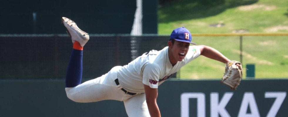 【高校野球】「マルティネスみたい」誉のモレチが自己最速タイ147キロ　日米７球団視察／愛知