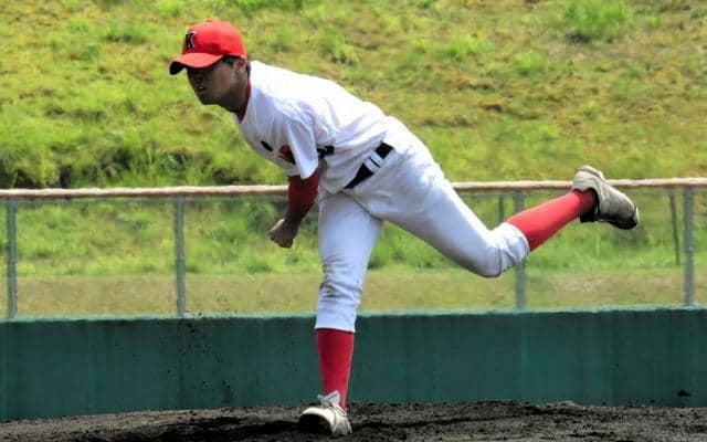緩急で9奪三振…原点は父が教えた空手チョップ　明石北・山本投手