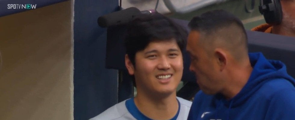 さすがの鬼強メンタル…大谷翔平の爽やかすぎる笑顔にファンざわざわ「大谷元気そうだなぁ」「打てても打てなくてもニッコニコ」