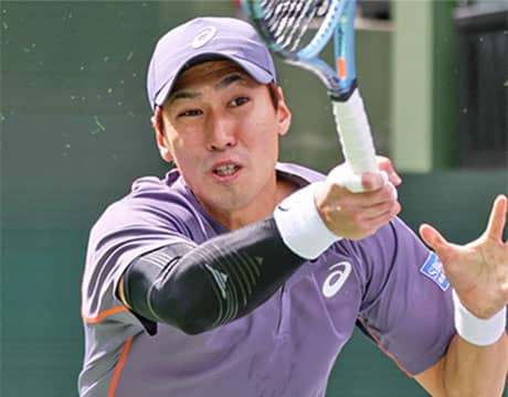  綿貫陽介 ストレート勝ちで初戦突破 