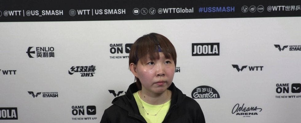 初戦突破の元世界1位・朱雨玲「アメリカでの大会に出場するのは今回が初めて」｜USスマッシュ2025