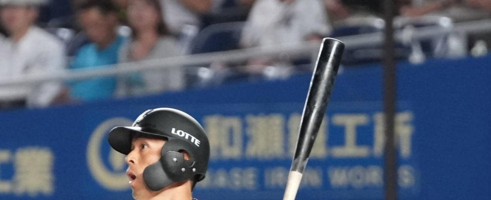 【ロッテ】岡大海が一塁でスタメン出場、22年８月７日西武戦以来1067日ぶり
