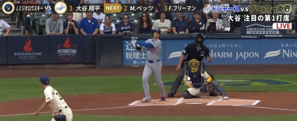 大谷翔平、またも“怪物新人狩り”の衝撃ホームラン…去年はスキーンズ、今年も“100マイル超”剛腕ルーキーに「挨拶がわり」一発の一部始終
