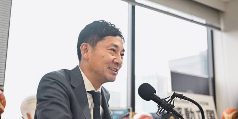 富永啓生は「びっくりするぐらいいい男」Bリーグ・島田チェアマンが食事会や始球式など報告