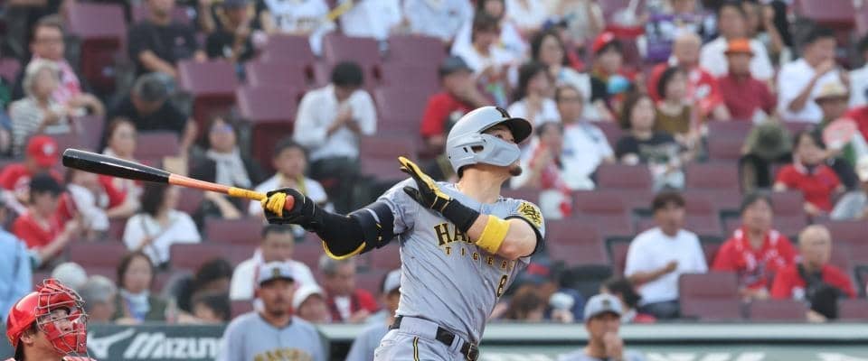 きょうも佐藤輝！阪神・佐藤輝が２日連続先制弾２３号ソロ　自己最多にあと一本に