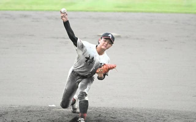大原・茂原樟陽の十枝投手　制球に苦しみ、涙流すも「楽しかった」