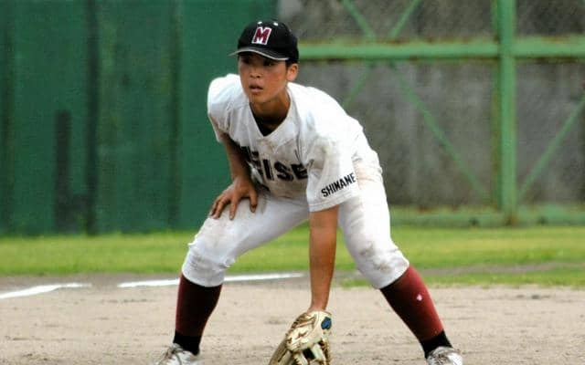 慣れない内野で好守　背番号2・明誠の酒井主将「いい試合できた」