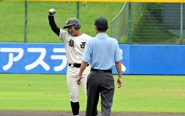 昨春選抜代表を相手に見せた気迫　「外野の元気印」鎮西・塚本選手
