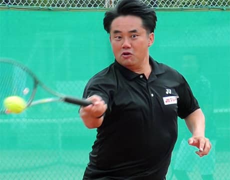  杉村太蔵 45歳以上ダブルスで準V 