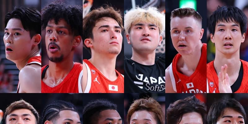 バスケ日本代表“日韓戦”GAME2のロスター12名発表…2人入れ替え、吉井と渡邉は2戦連続ベンチ外
